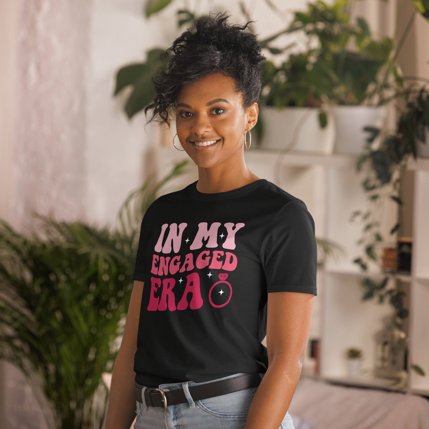 Funny Engagement Fiance In My Engaged Era Bachelorette Party T-Shirt