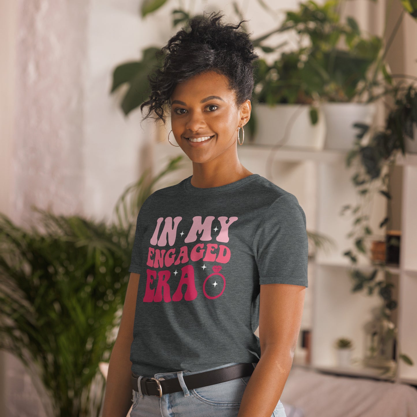 Funny Engagement Fiance In My Engaged Era Bachelorette Party T-Shirt