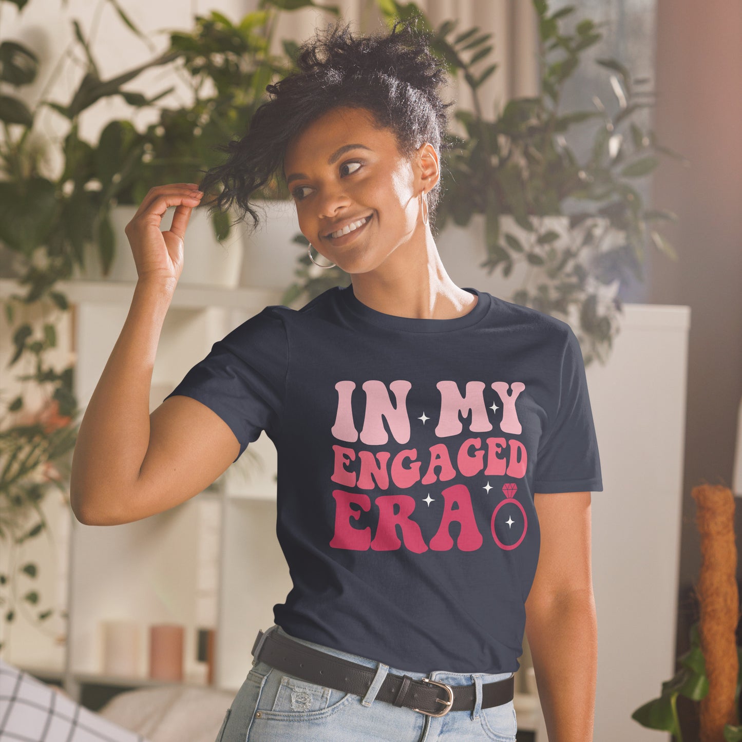 Funny Engagement Fiance In My Engaged Era Bachelorette Party T-Shirt