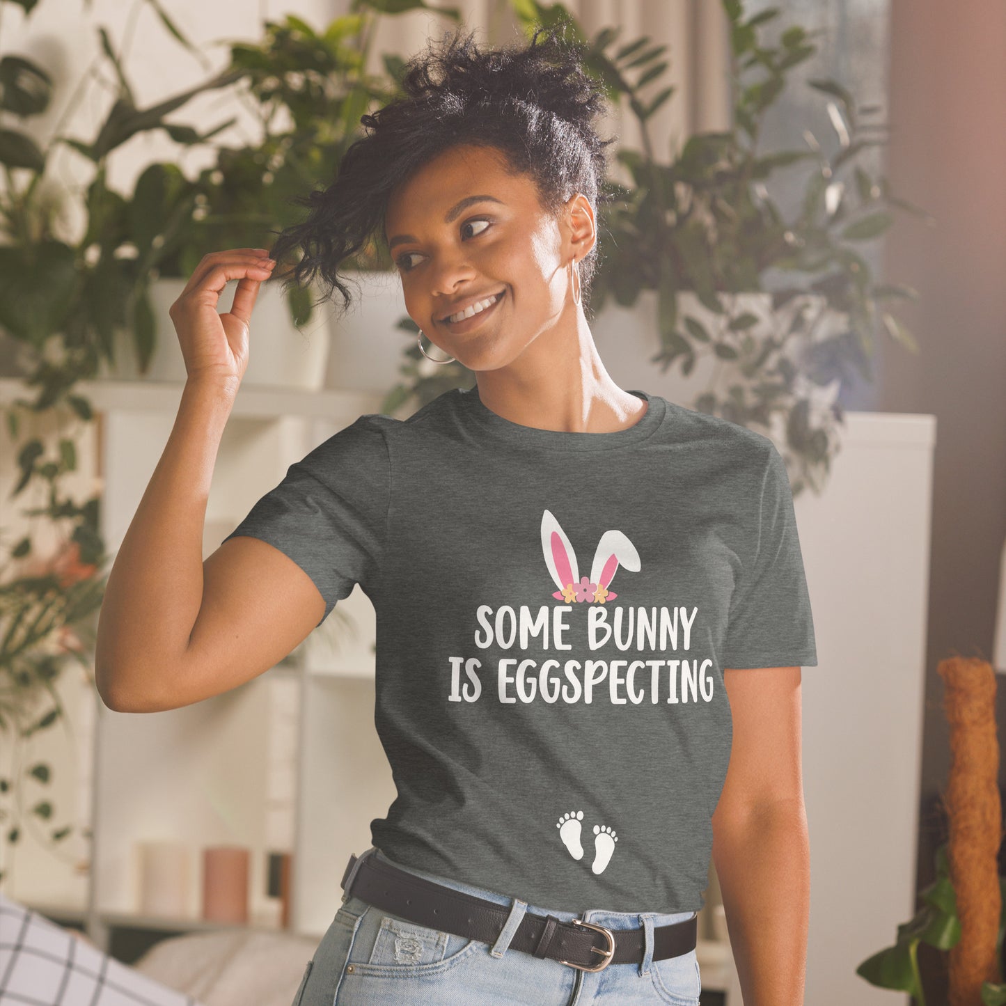 some bunny is Eggspecting shirt