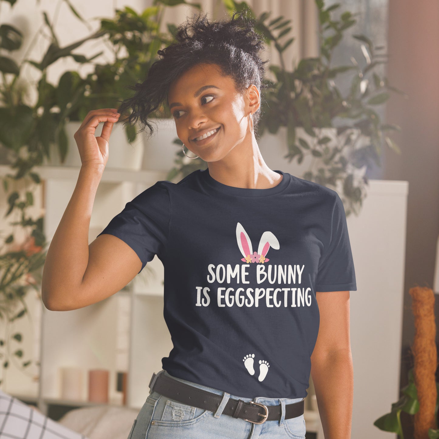 some bunny is Eggspecting shirt