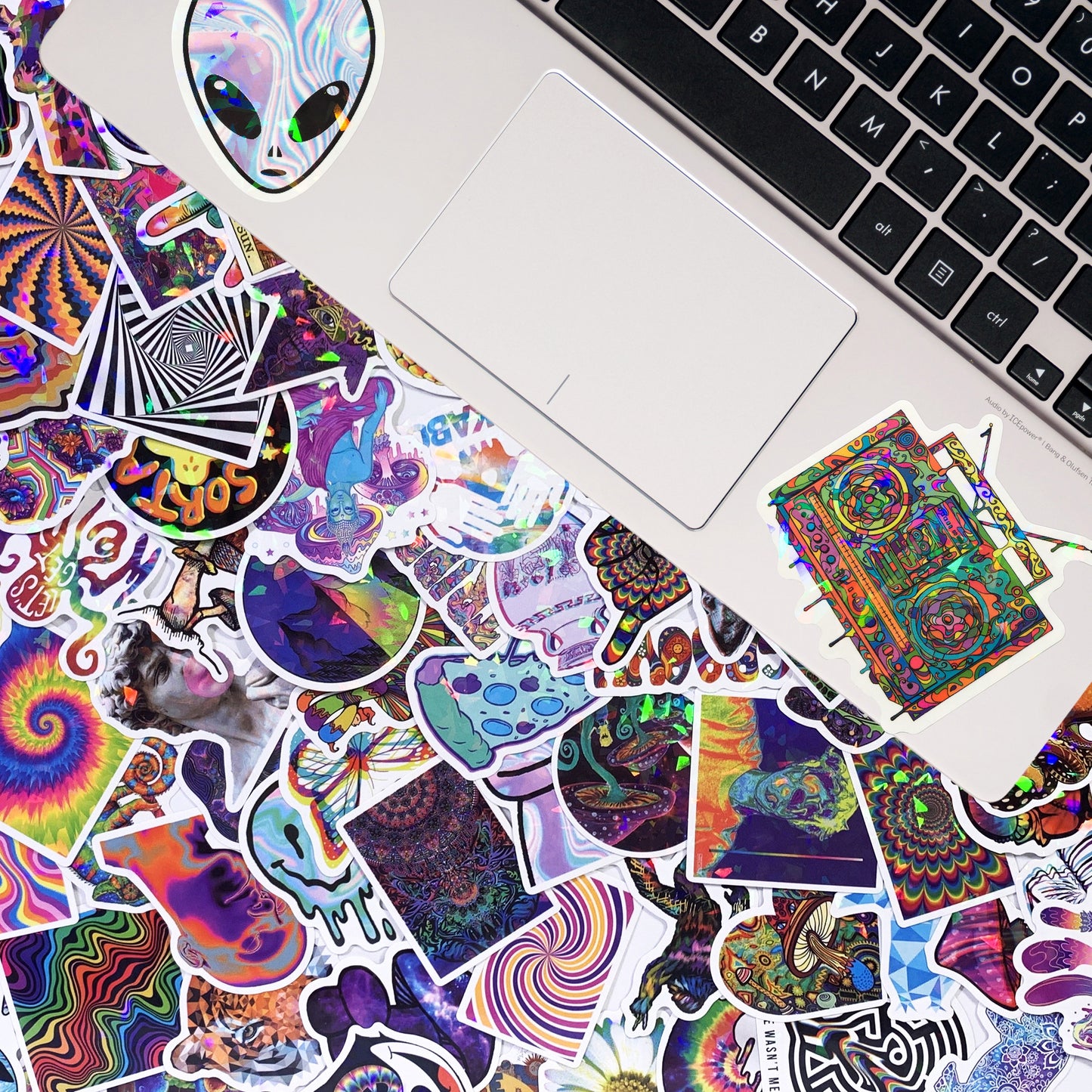 Trippy Psychedelic Stickers for Adults