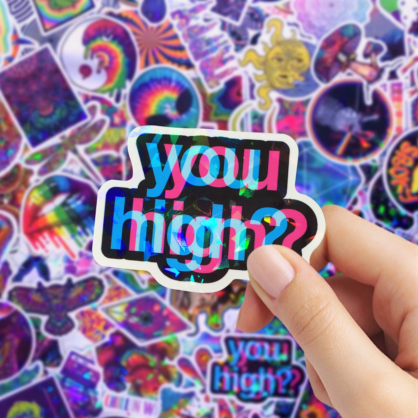 Trippy Psychedelic Stickers for Adults