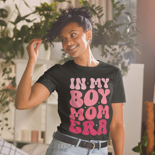 Funny In My Boy Mom Era New Mama Mother's Day Expecting Mom T-Shirt