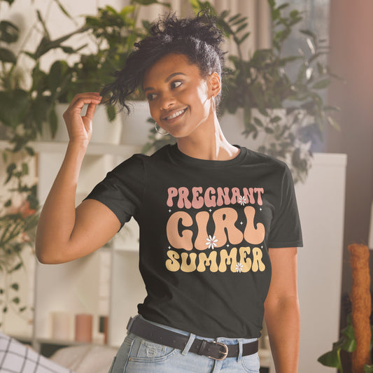 Pregnant Girl Summer Pregnancy T-Shirt