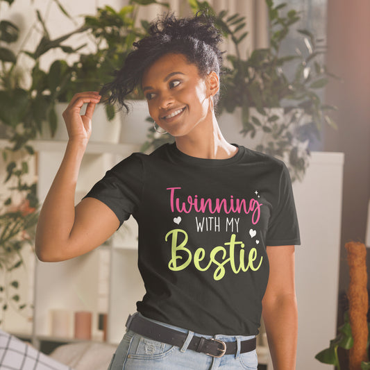 Twinning With My Bestie Twins Day T-Shirt