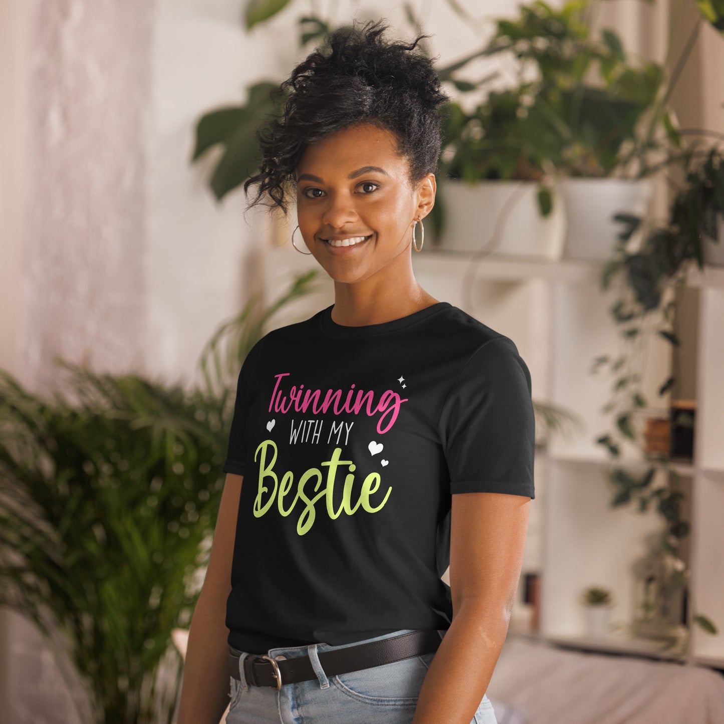 Twinning With My Bestie Twins Day T-Shirt