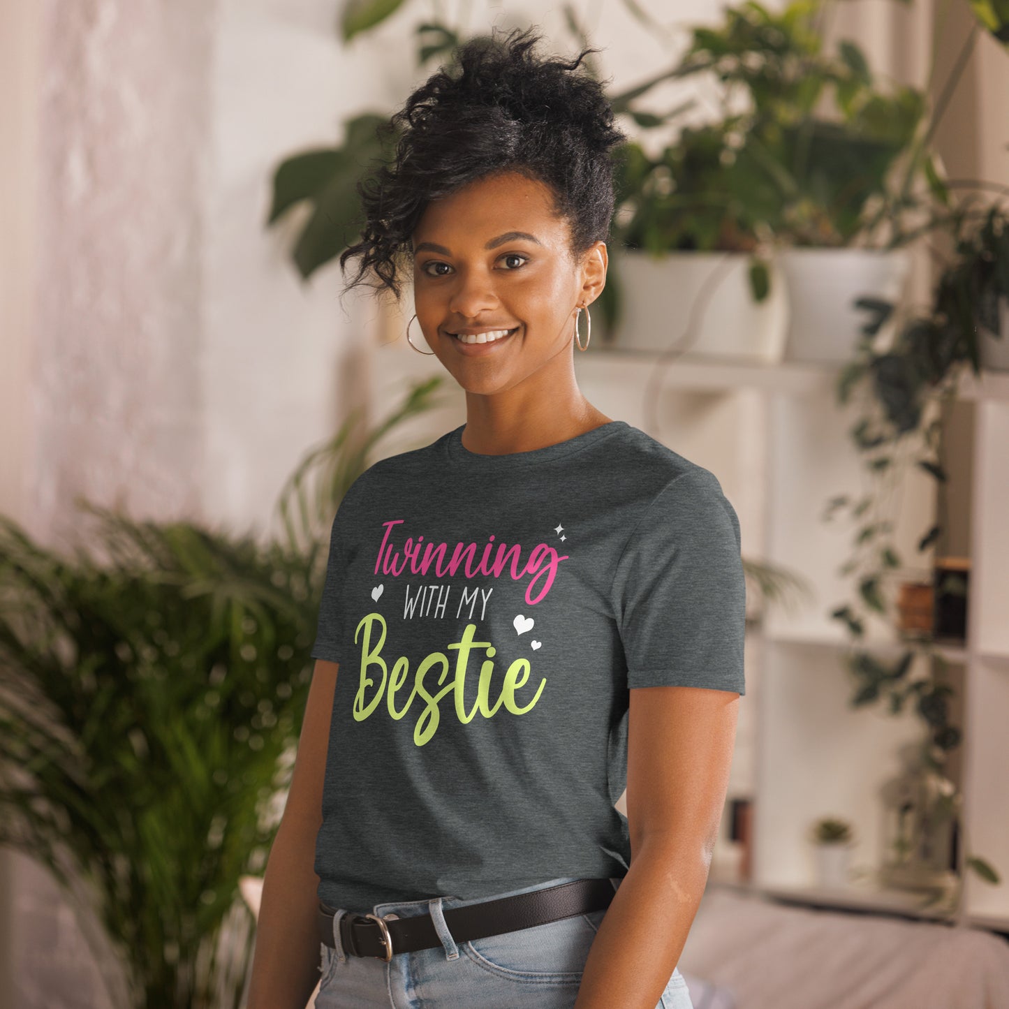 Twinning With My Bestie Twins Day T-Shirt
