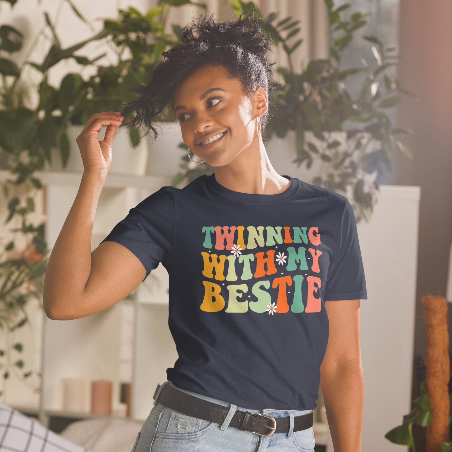 Twinning With My Bestie Twins Day T-Shirt