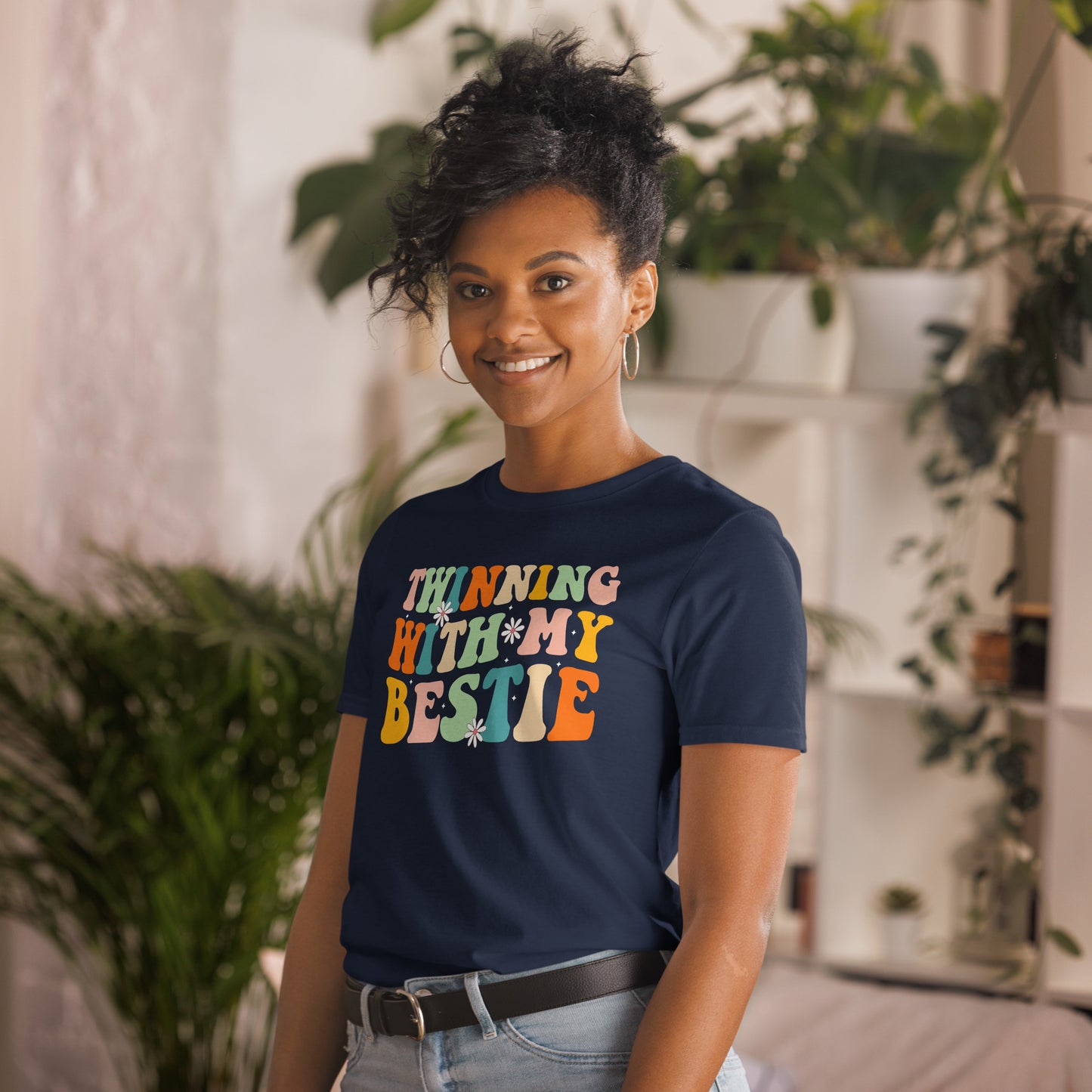 Twinning With My Bestie Twins Day T-Shirt
