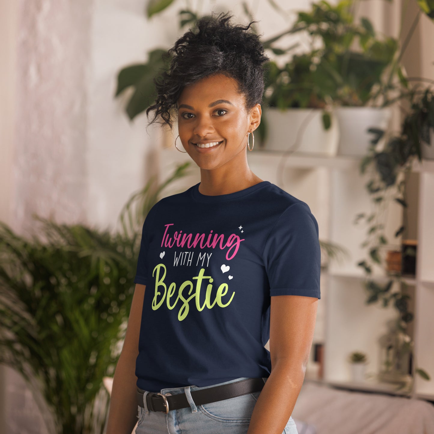 Twinning With My Bestie Twins Day T-Shirt