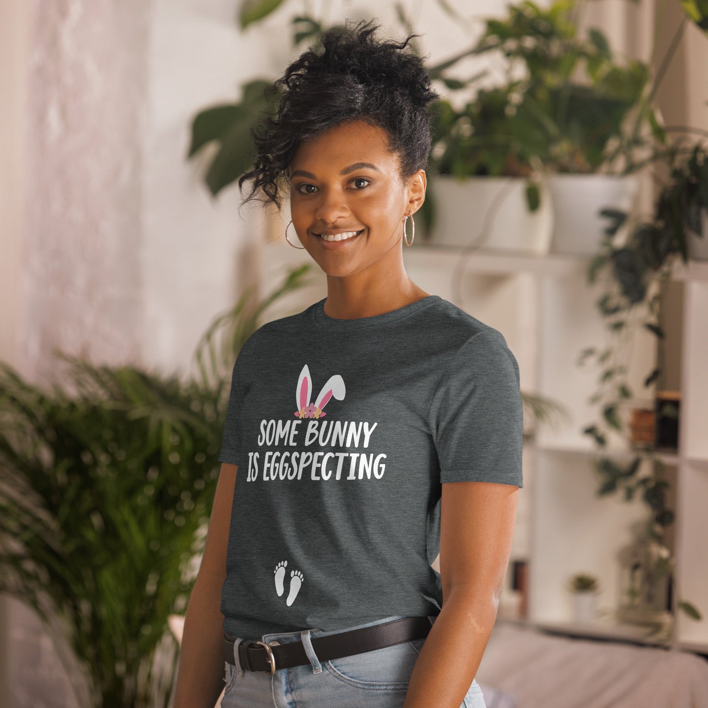 some bunny is Eggspecting shirt