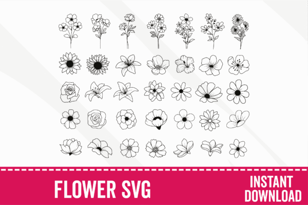 Flower SVG Free - Image 2